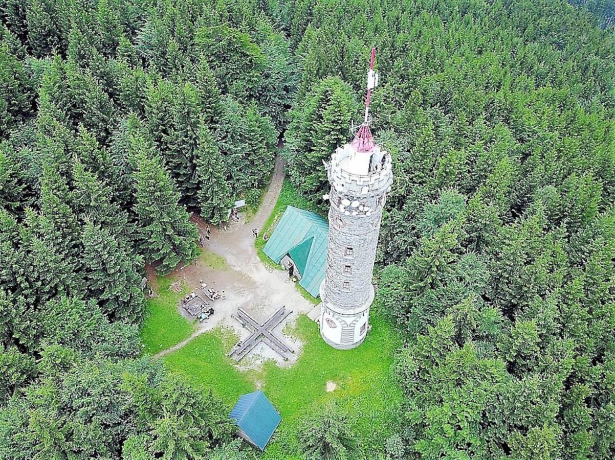 Chata Pod Rejvizem Jeseník Buitenkant foto