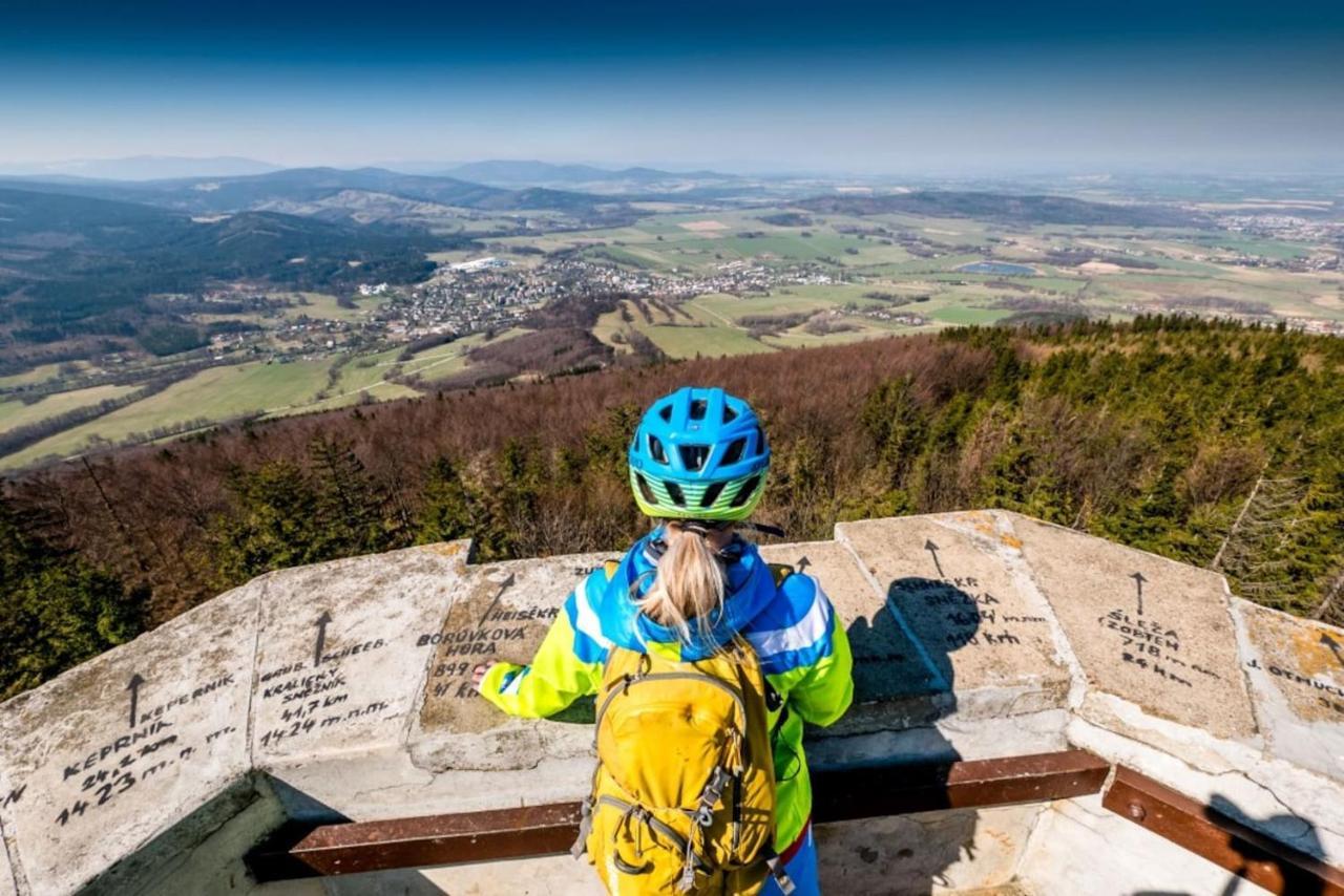 Chata Pod Rejvizem Jeseník Buitenkant foto